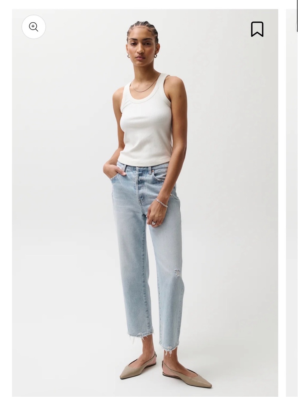 Pistola cassie crop Jean